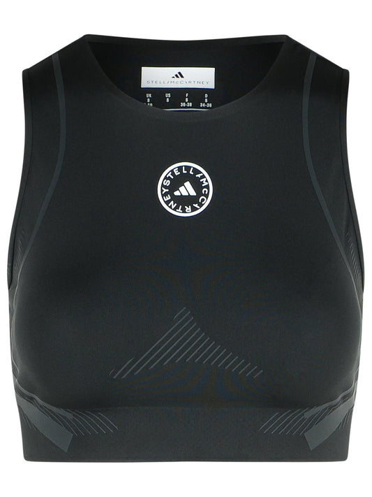 Stella Stella McCartney Black Polyester Blend Crop TopのAdidas - Image 1
