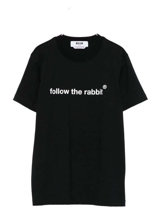 Msgm MSGM Tシャツとポロスブラック - Image 1
