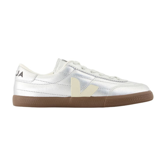 Veja PanenkaスニーカーVeja Leather Silver - Image 1