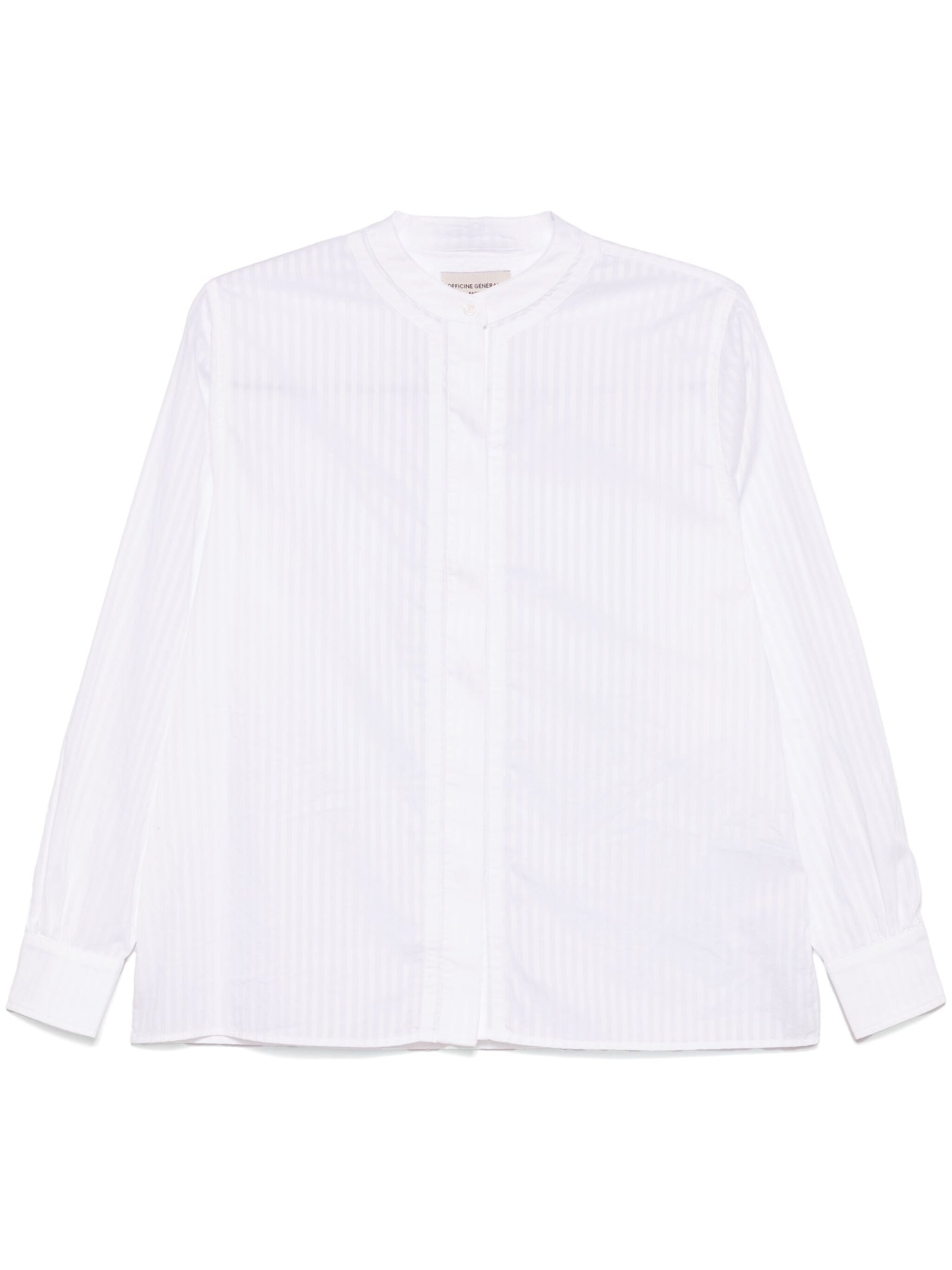 Off OfficinegénéraleLauranneコットンサテンストライプ - Image 1