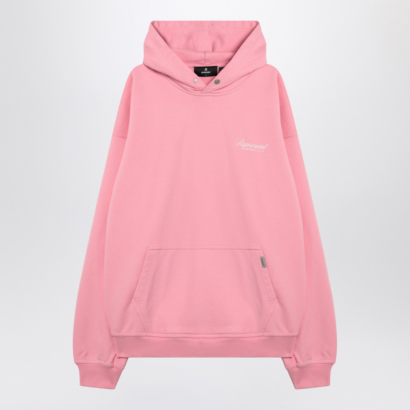 Represent ロゴでピンクのパーカーを表します - Image 1