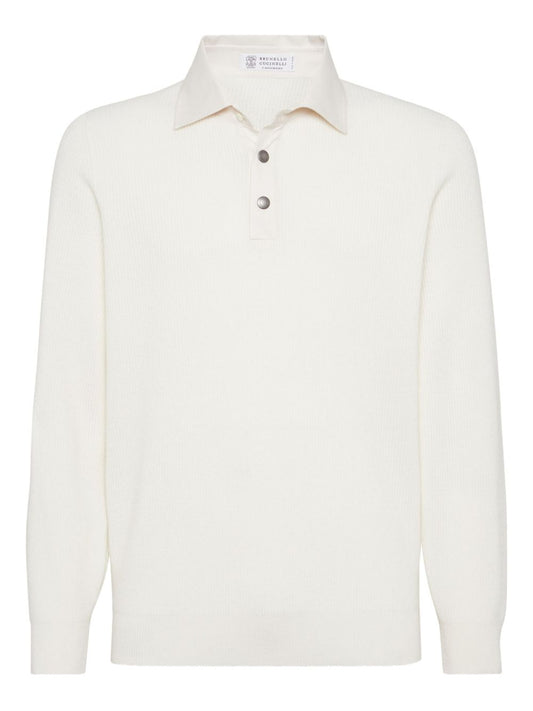 Brunello Brunello Cucinelli Cashmere Polo Shirt - Image 1