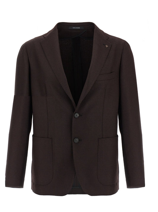 Tagliatore Tagliatore Micro Squares Blazer - Image 1