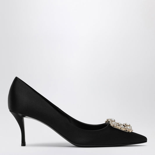 Roger Roger Vivier Black SatineflorescenceDécolletés - Image 1