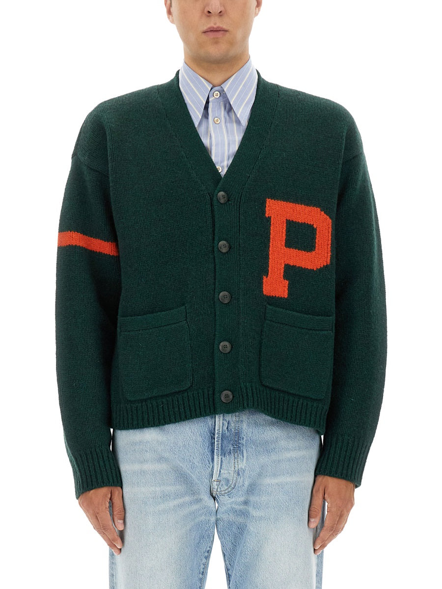 Polo マキシレター付きのポロラルフローレンカーディガン - Image 1