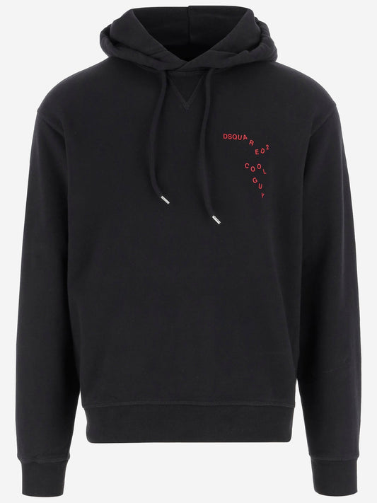 Dsquared2 ロゴ付きのdsquared2コットンスウェットシャツ - Image 1