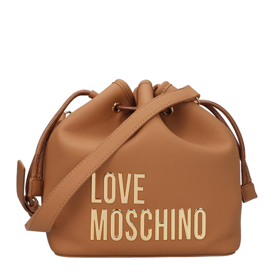 Moschino モスキーノのショルダーバッグが大好きな女性ポリウレタン茶色/ラクダ - Image 1