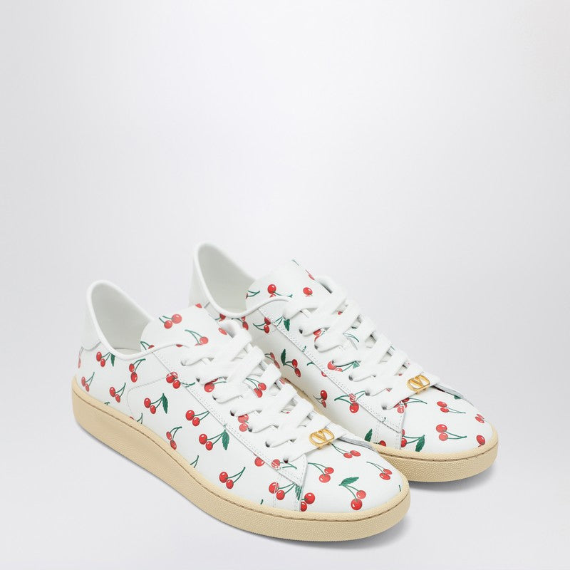 Valentino 桜のパターンを備えたバレンティーノガラヴァニロイコスニーカーホワイト - Image 1