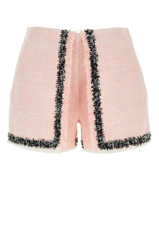 Msgm MSGM PinkBouclã©ショーツ - Image 1