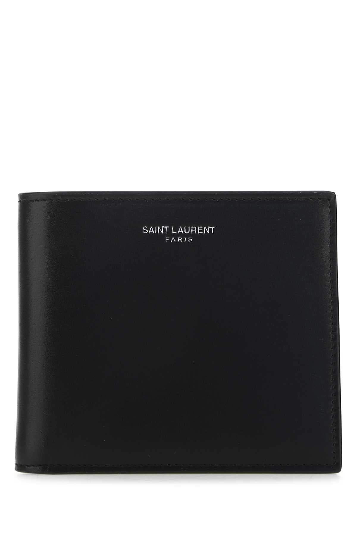 Saint サンローラン ブラック レザー ウォレット - Image 1