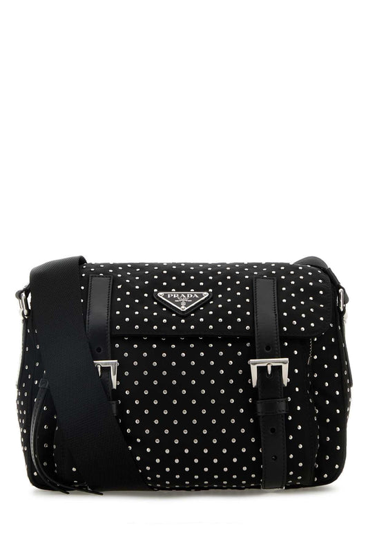 Prada プラダブラックReナイロンクロスボディバッグ - Image 1