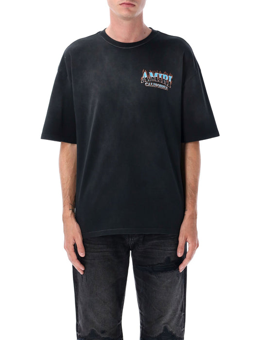 Amiri アミリTシャツとポロスブラック - Image 1