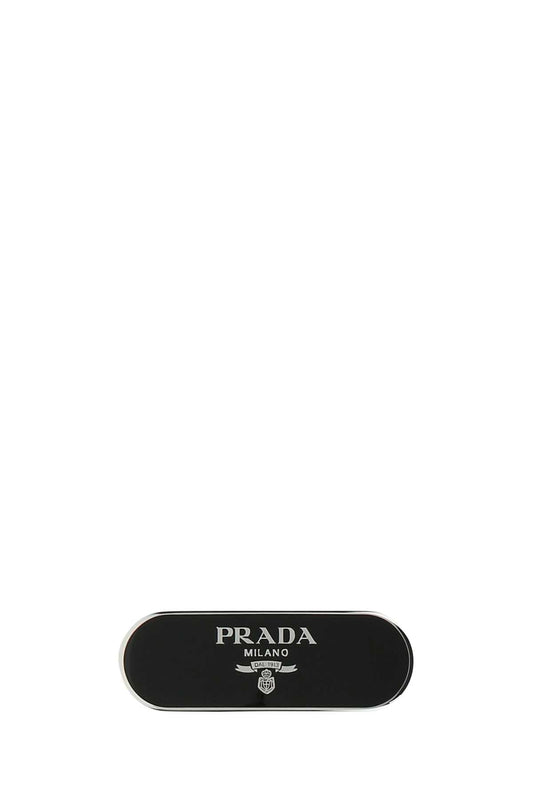 Prada プラダブラックメタルヘアクリップ - Image 1