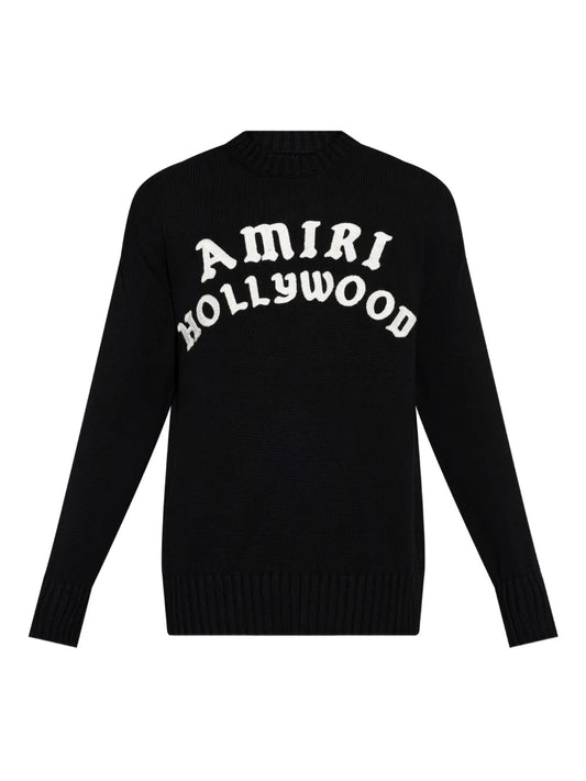 Amiri アミリのロゴセーター - Image 1