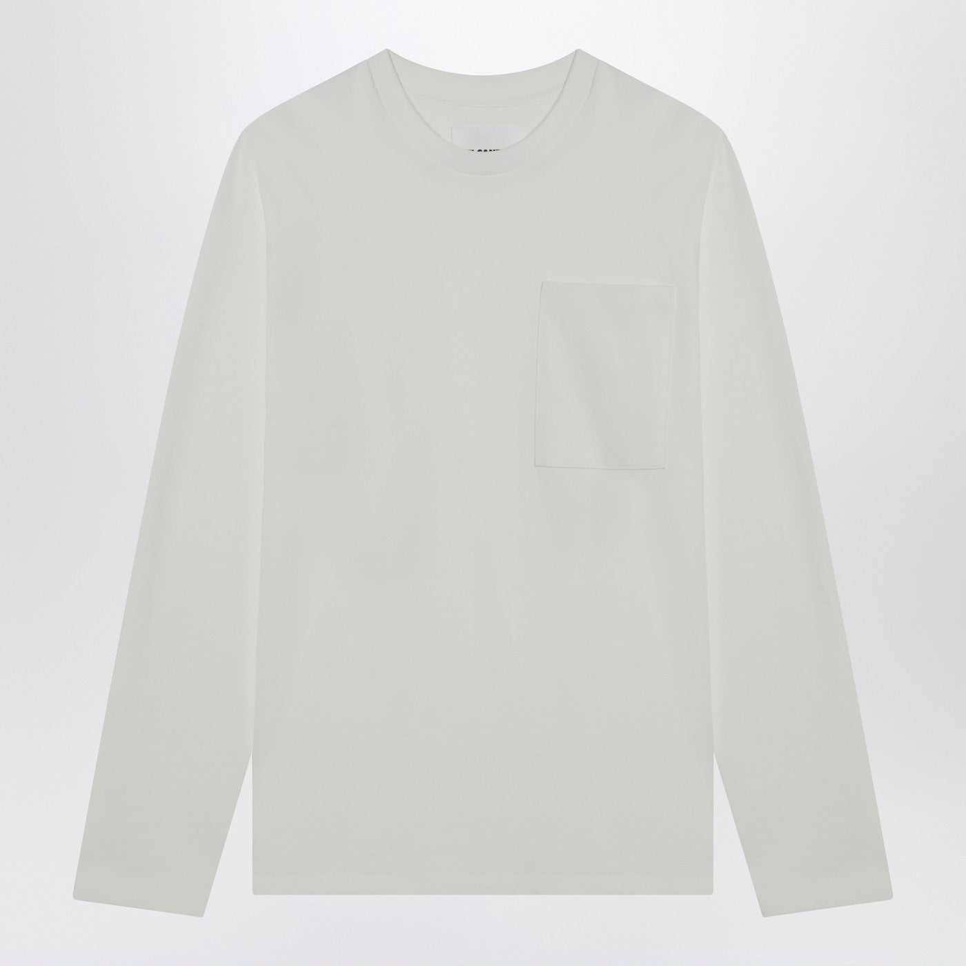 Jil ジルサンダーホワイトコットンTシャツ - Image 1