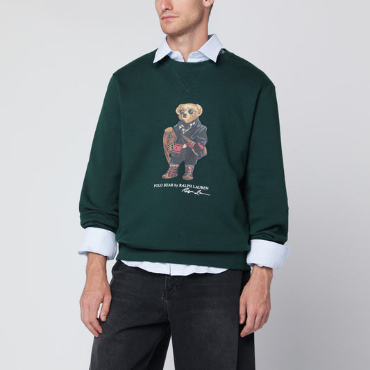 Polo ポロラルフローレンモスグリーンポロベアスウェットシャツ - Image 1