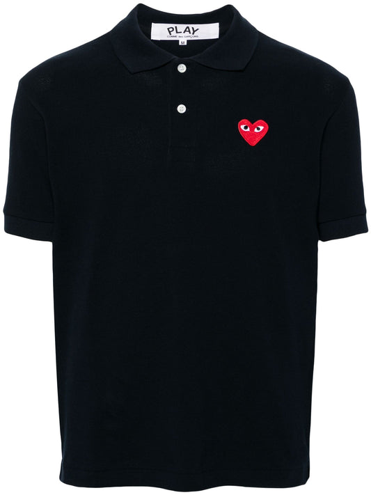 Comme Comme DesGarçonsはTshirt Red Emblem Knitを演奏します - Image 1