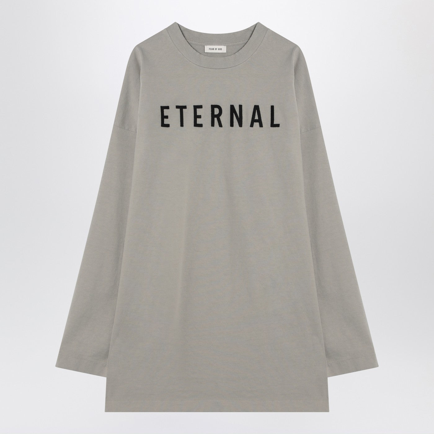 Fear 神の恐怖灰色の鳩の灰色の永遠のTシャツ - Image 1