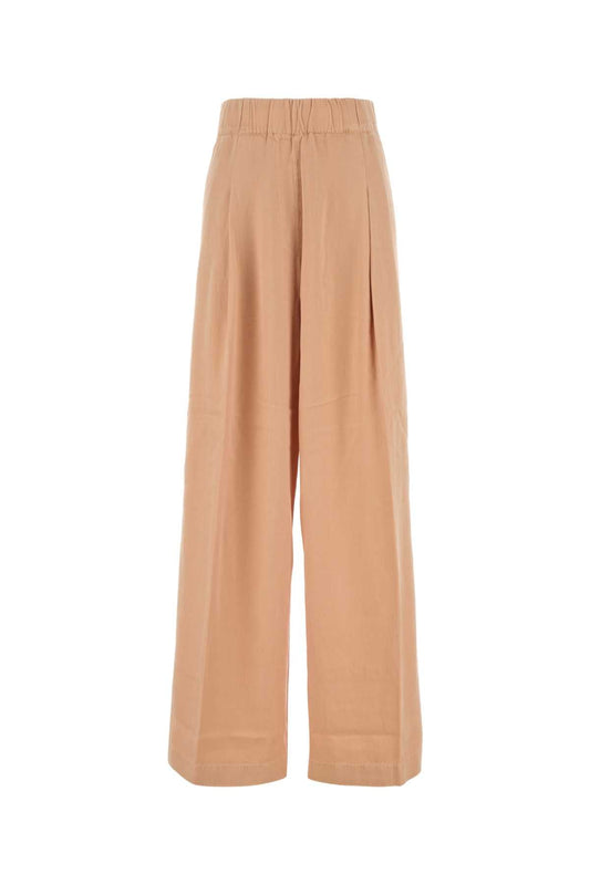 Monot DRIES VAN NOTENサーモンカップロブレンドピラワイドレッグパンツ - Image 1
