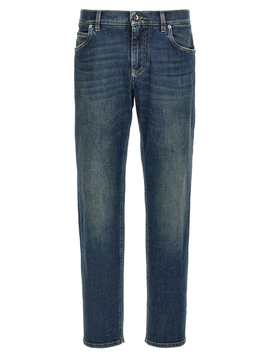 Dolce Dolce＆Gabbana Logo Plaque Jeans - Image 1