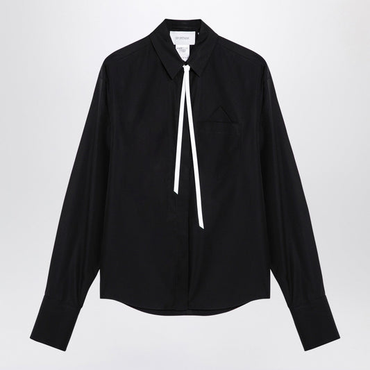 Sportmax SportMax Black Popeline Gesso Shird - Image 1