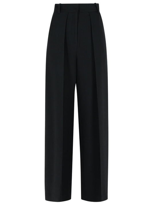 Khaite Khaite 'Maris' Black Polyester Blendパンツ - Image 1