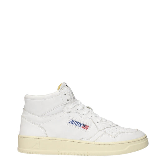 Autry オートリーメンズs ホワイトレザースニーカー - Image 1