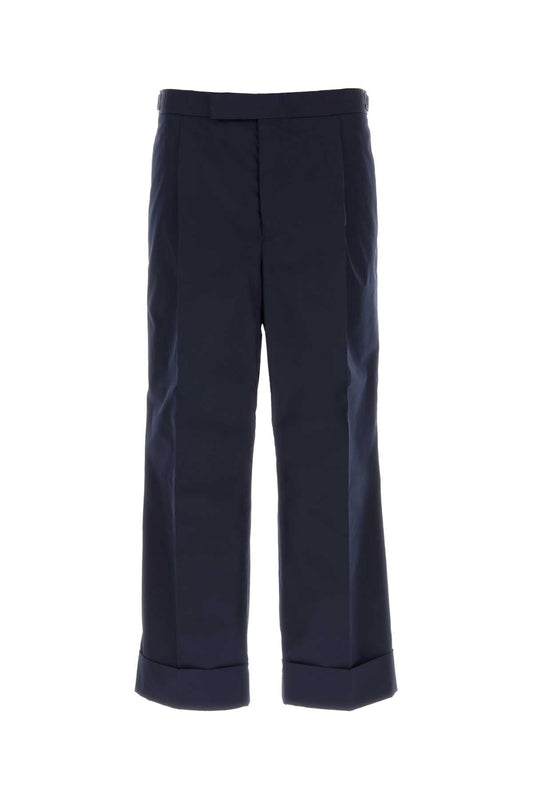 Thom Thom Browne Navy Blue Polyester Blend Pant - Image 1