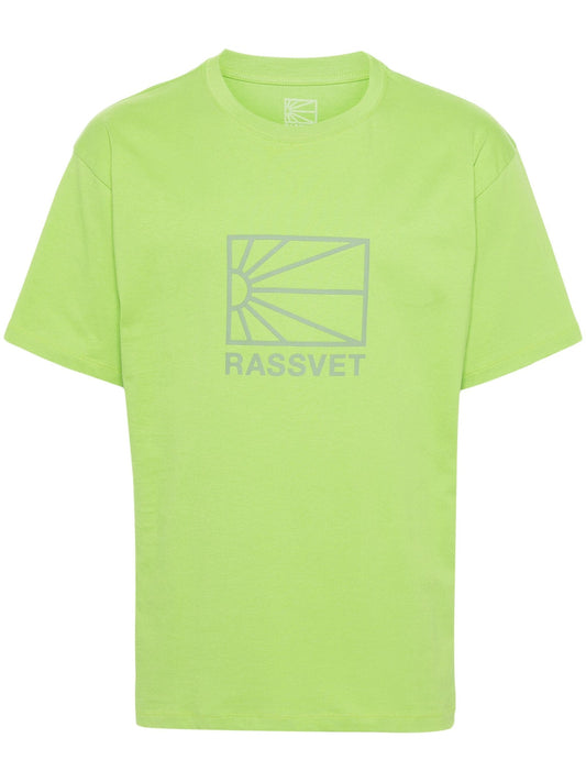 Rassvet Rassvet（Package）Men Big Logo Tee Shirt Knit - Image 1