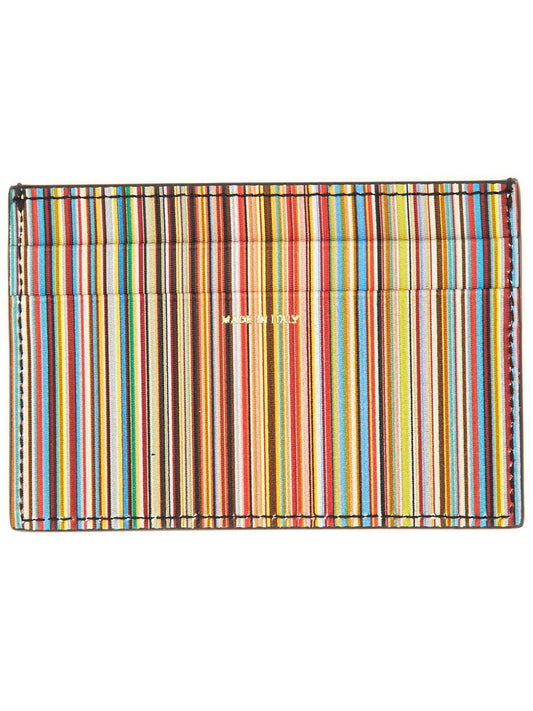Paul ポールスミスシグネチャーストライプ "カードホルダー - Image 1