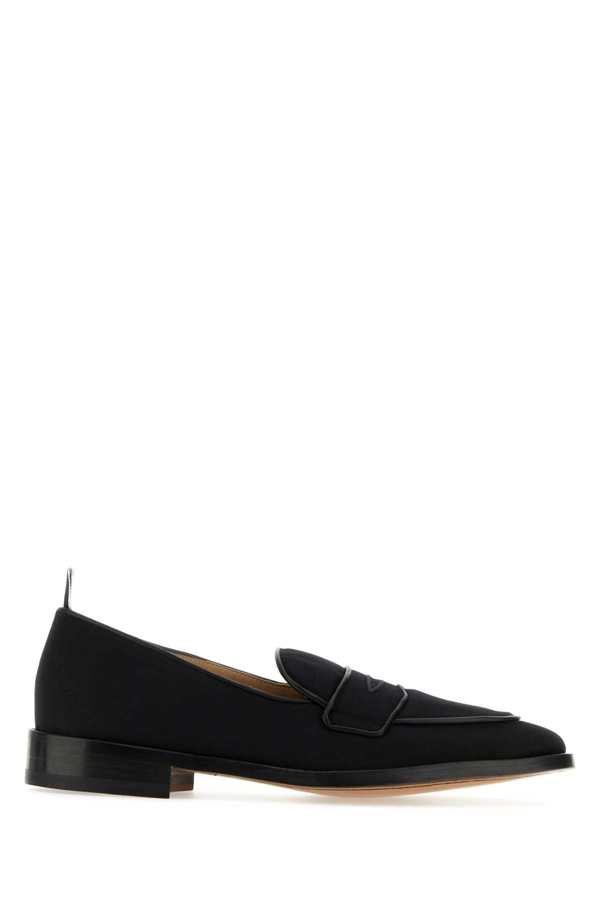 Thom Thom Browne Midnight Blue Fabric Loafers - Image 1