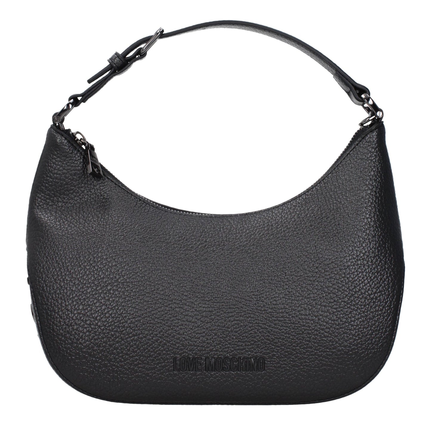 Moschino モスキーノのショルダーバッグが大好きな女性ポリウレタングレー/ダークシルバー - Image 1