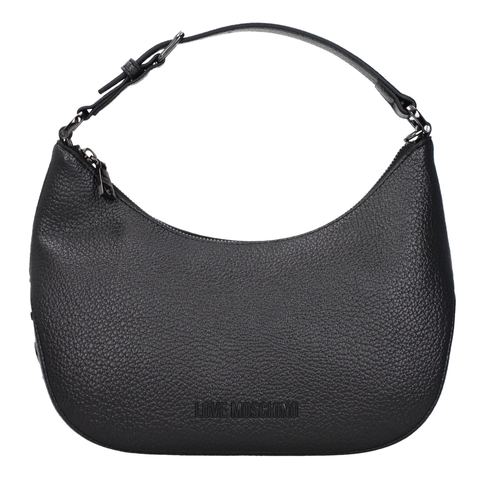 Moschino モスキーノのショルダーバッグが大好きな女性ポリウレタングレー/ダークシルバー - Image 1