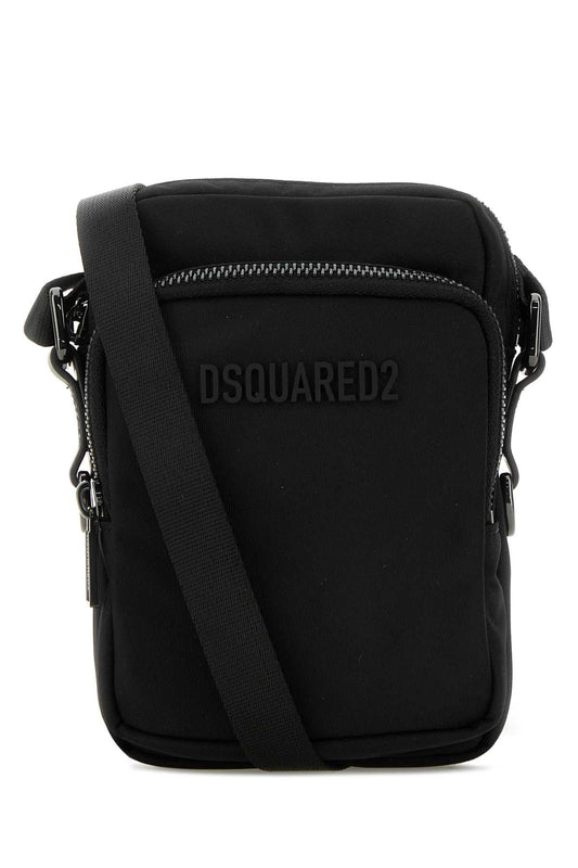 Dsquared2 Dsquared Black Canvas Urban Crossbodyバッグ - Image 1