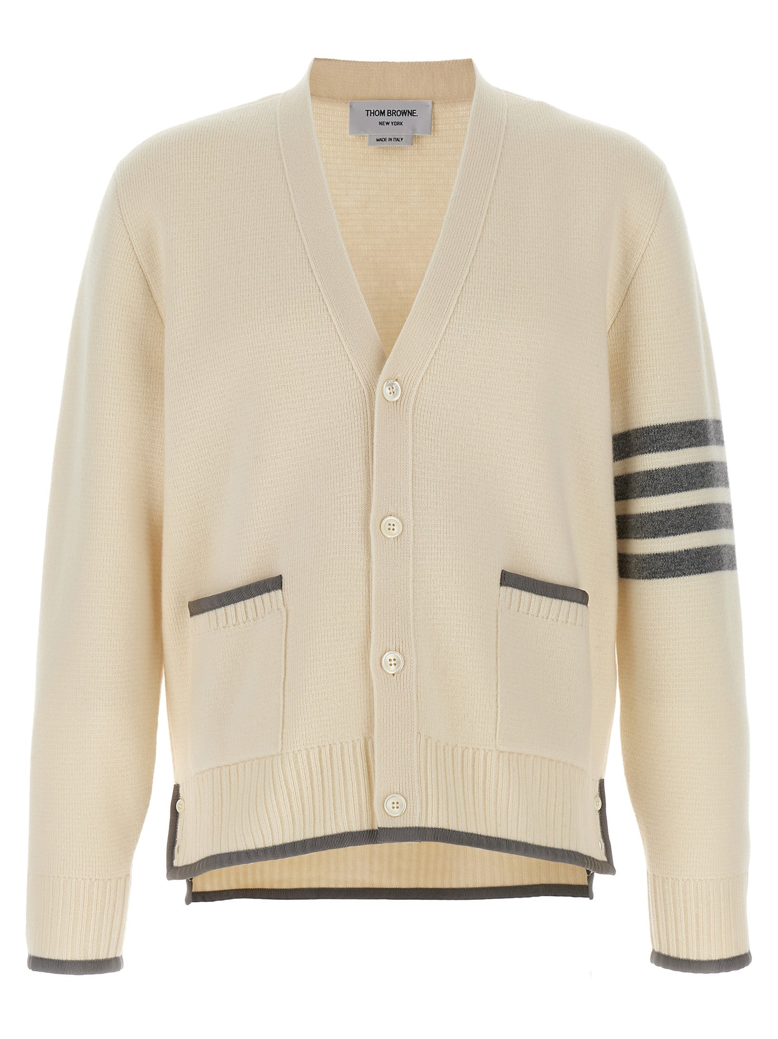 Thom Thom Browne '4 Bar'ウールカーディガン - Image 1