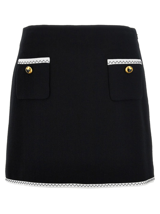 Moschino モスキーノハートボタンスカート - Image 1