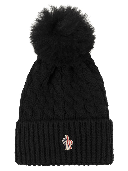 Moncler ポンポン付きモンクレールグレノーブルウールハット - Image 1