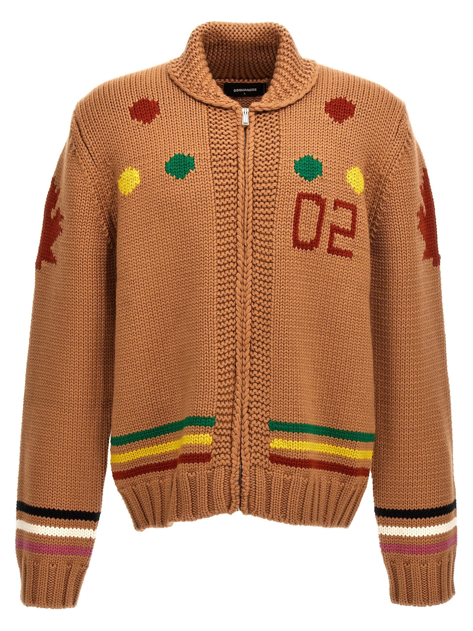 Dsquared2 Dsquared2 Jacquard Cardigan - Image 1