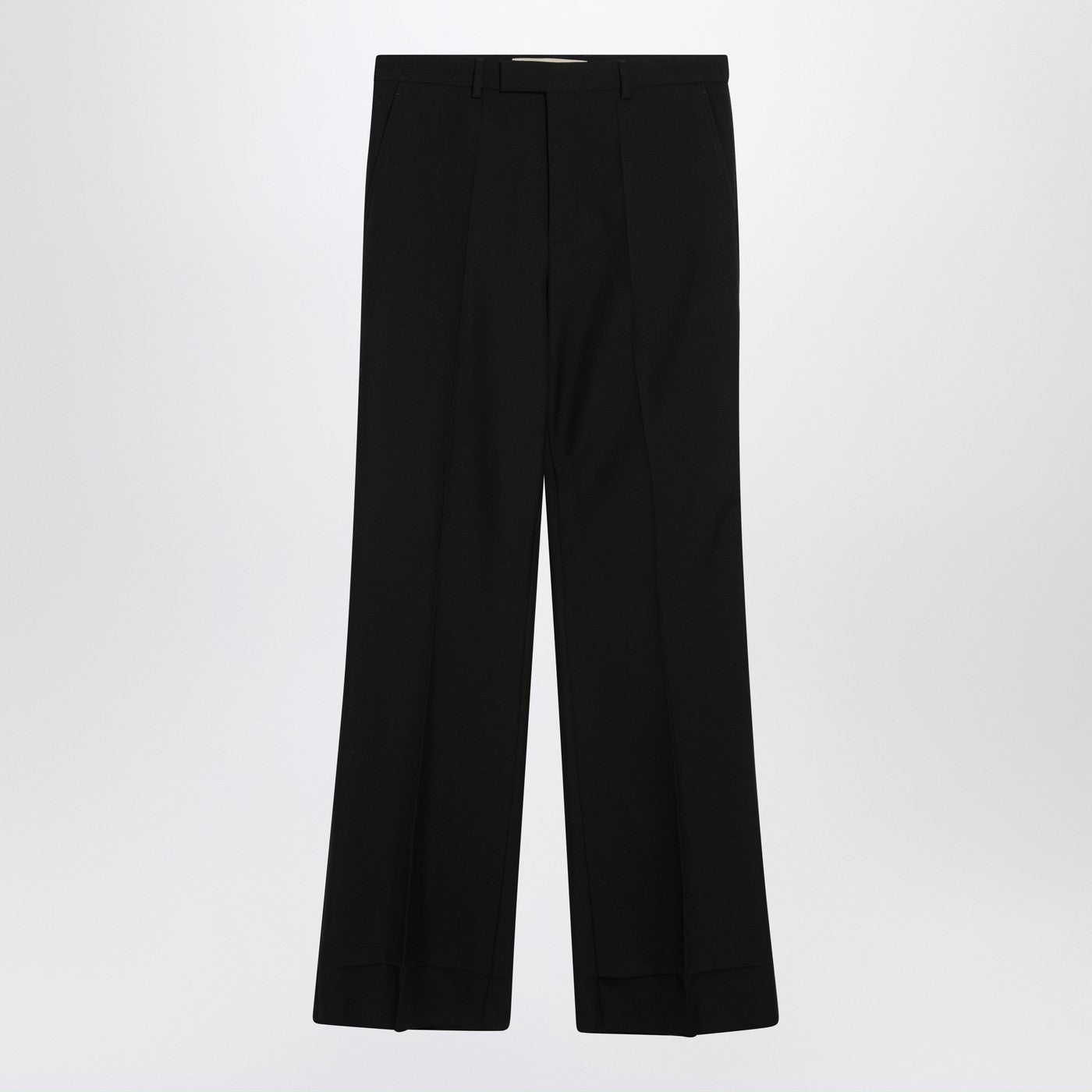 Valentino ヴァレンティノ ブラック ウール ブレンド トラウザーズ - Image 1