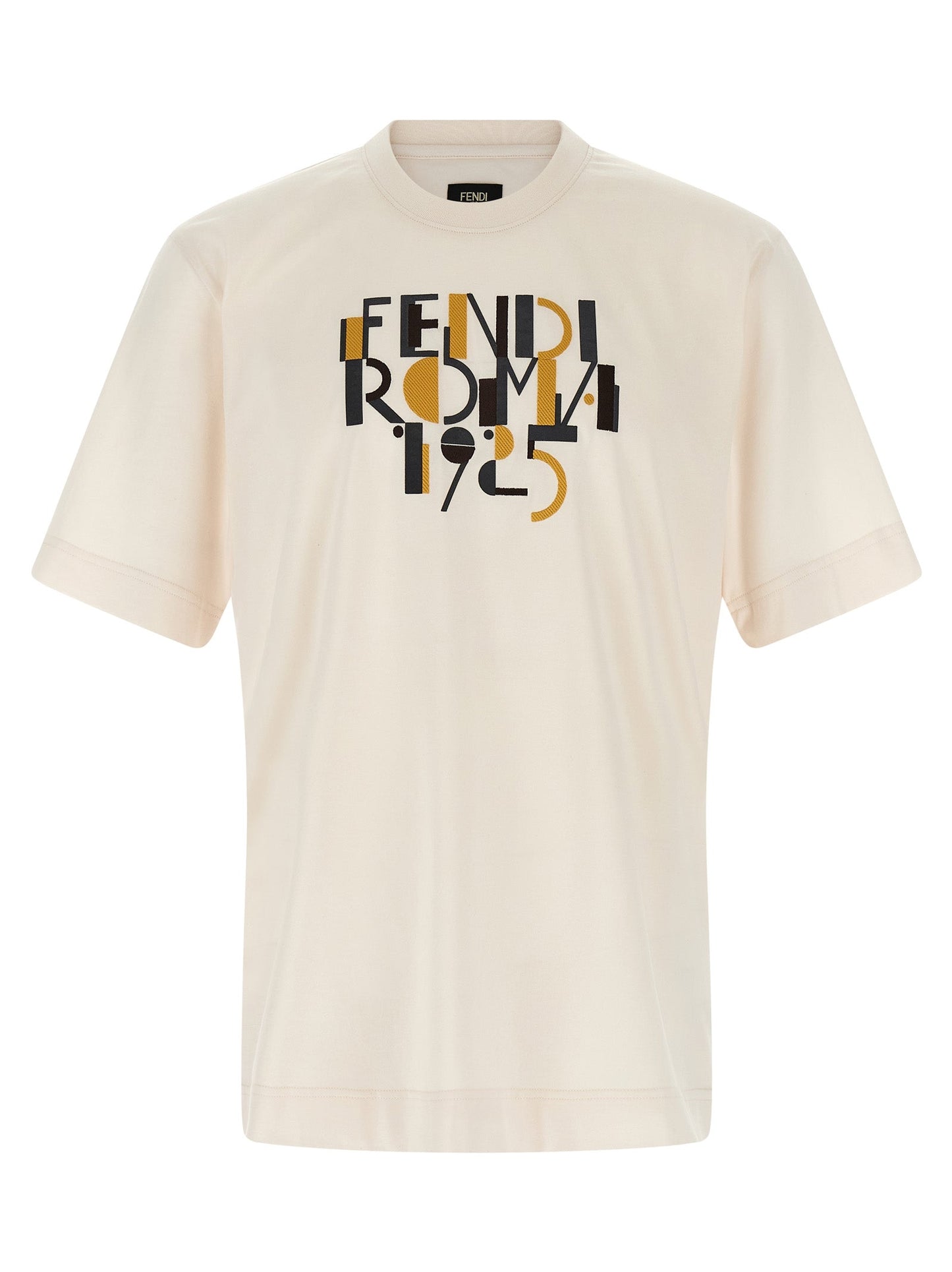 Fendi Fendi 'Fendi Roma 1925'プリントTシャツ - Image 1