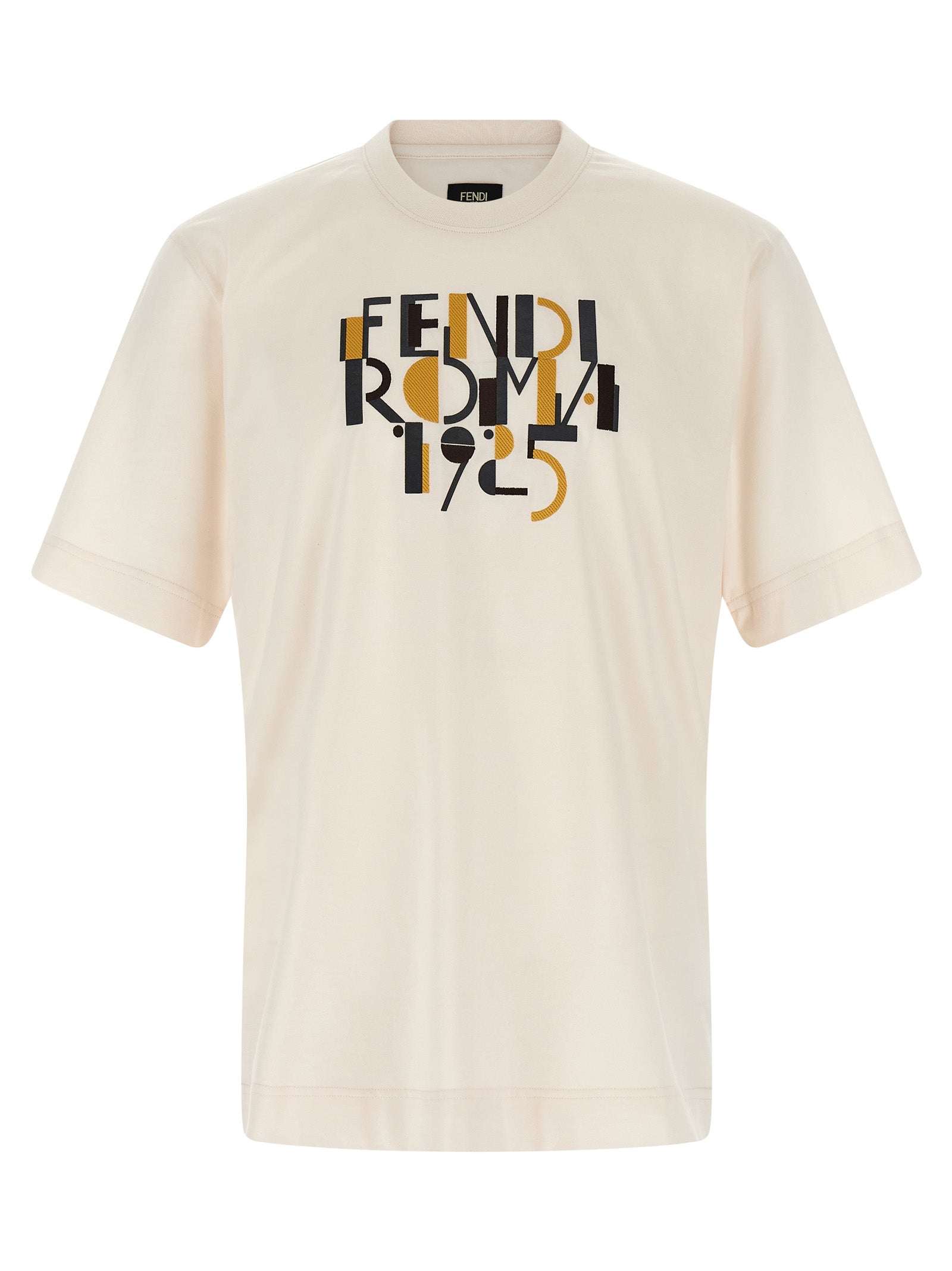 Fendi Fendi 'Fendi Roma 1925'プリントTシャツ - Image 1