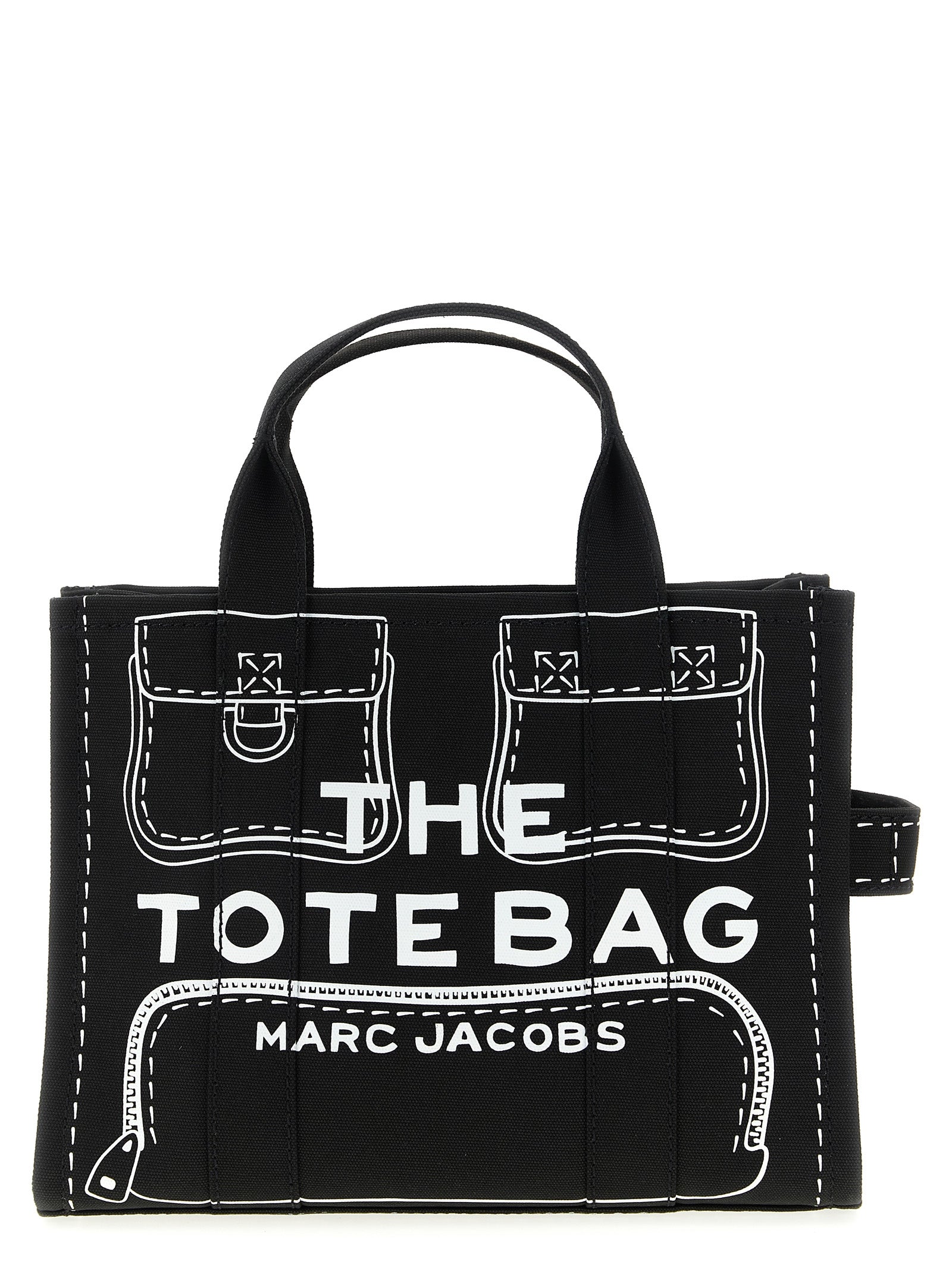 Marc マークジェイコブスのトランプ L「Oeil Cargo Canvas Medium」ハンドバッグ - Image 1