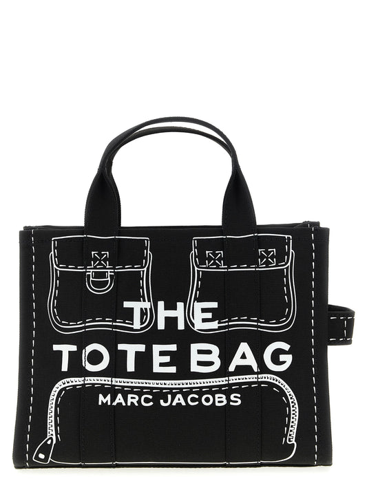 Marc マークジェイコブスのトランプ L「Oeil Cargo Canvas Medium」ハンドバッグ - Image 1