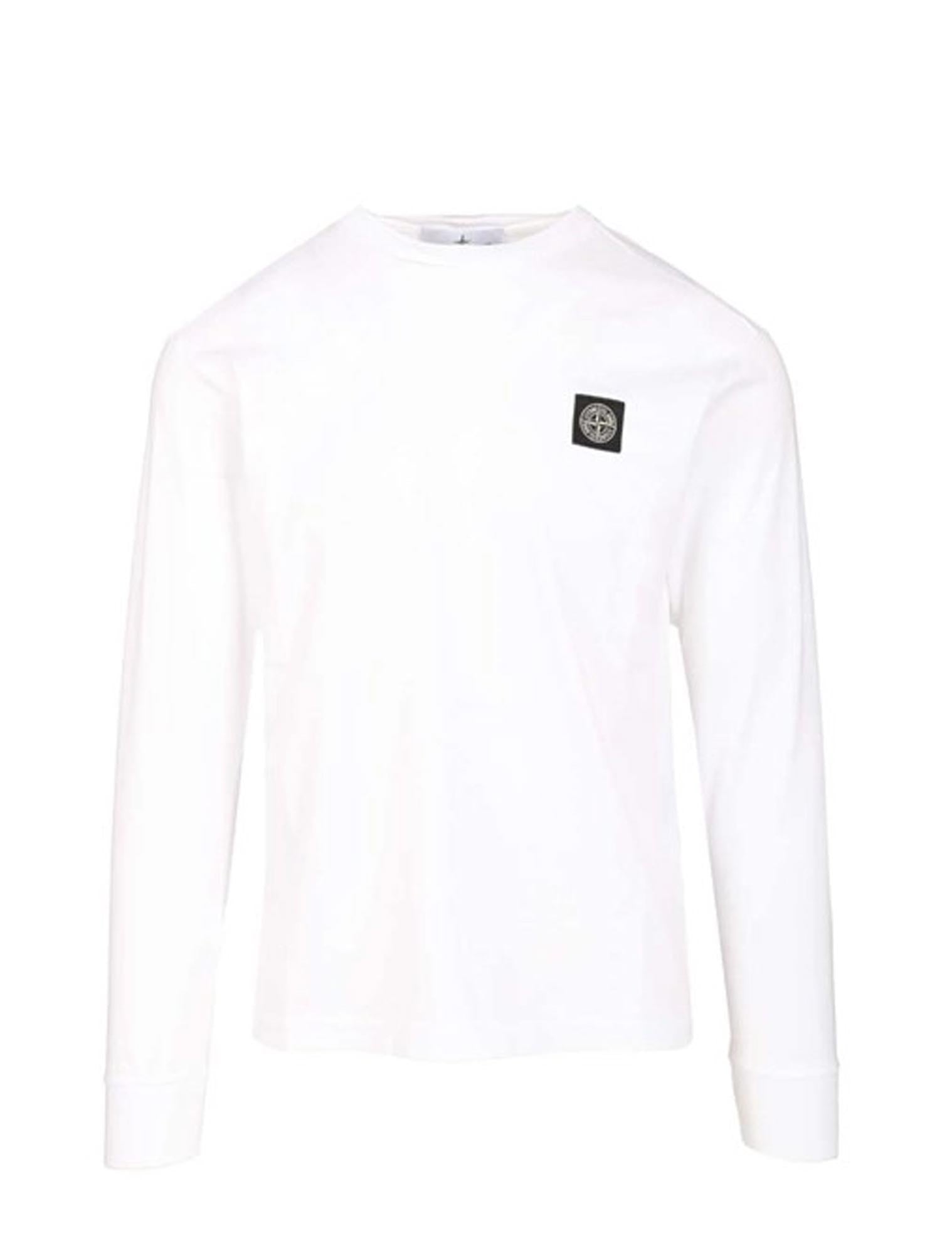 Stone Stone Island T Shirts And Polos White - Image 1