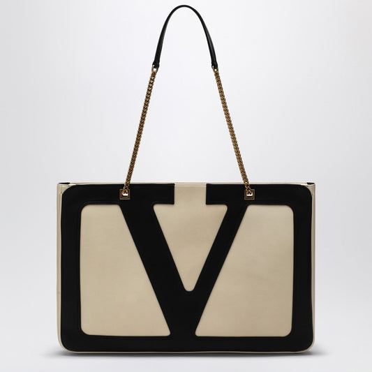 Valentino バターホワイト/ブラックのバレンティーノガラヴァニラージビバスーパースターバッグ - Image 1