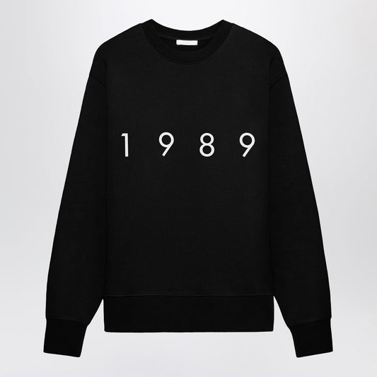 1989 1989スタジオクルーネックスウェットシャツのロゴブラック - Image 1
