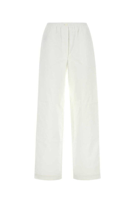 Miu Miu Miu White Poplin Pajama Pant - Image 1