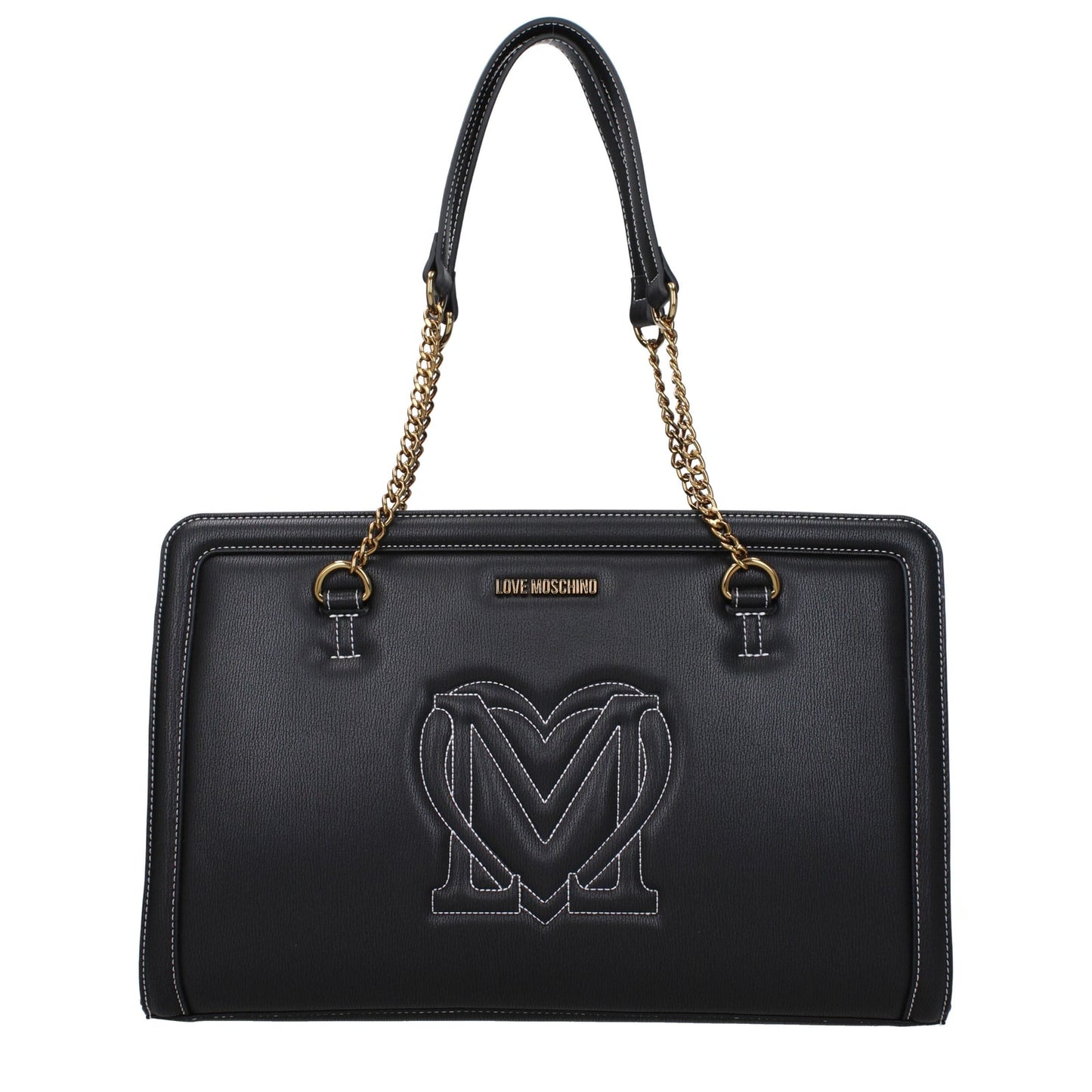 Moschino モスキーノのショルダーバッグが大好きな女性ポリウレタンブラック - Image 1