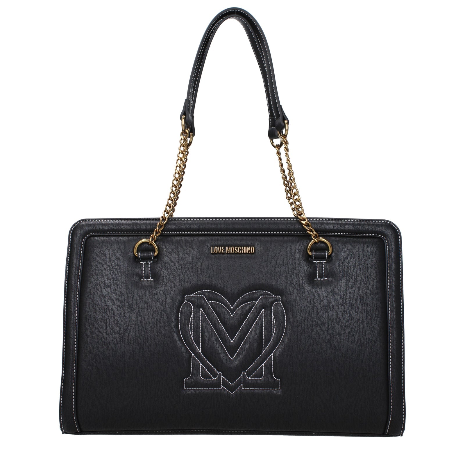 Moschino モスキーノのショルダーバッグが大好きな女性ポリウレタンブラック - Image 1