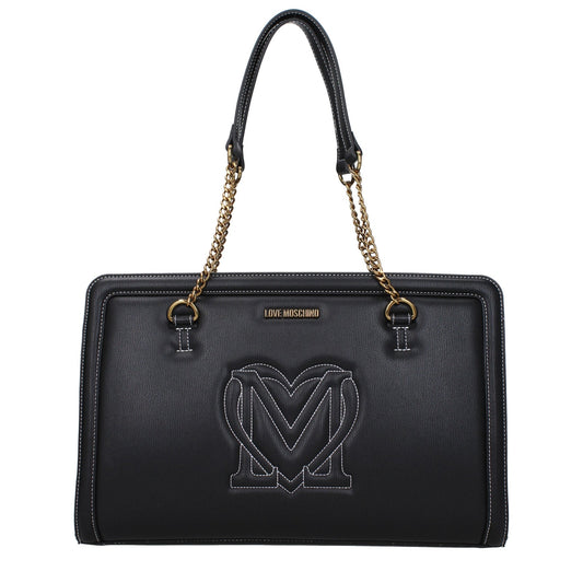 Moschino モスキーノのショルダーバッグが大好きな女性ポリウレタンブラック - Image 1